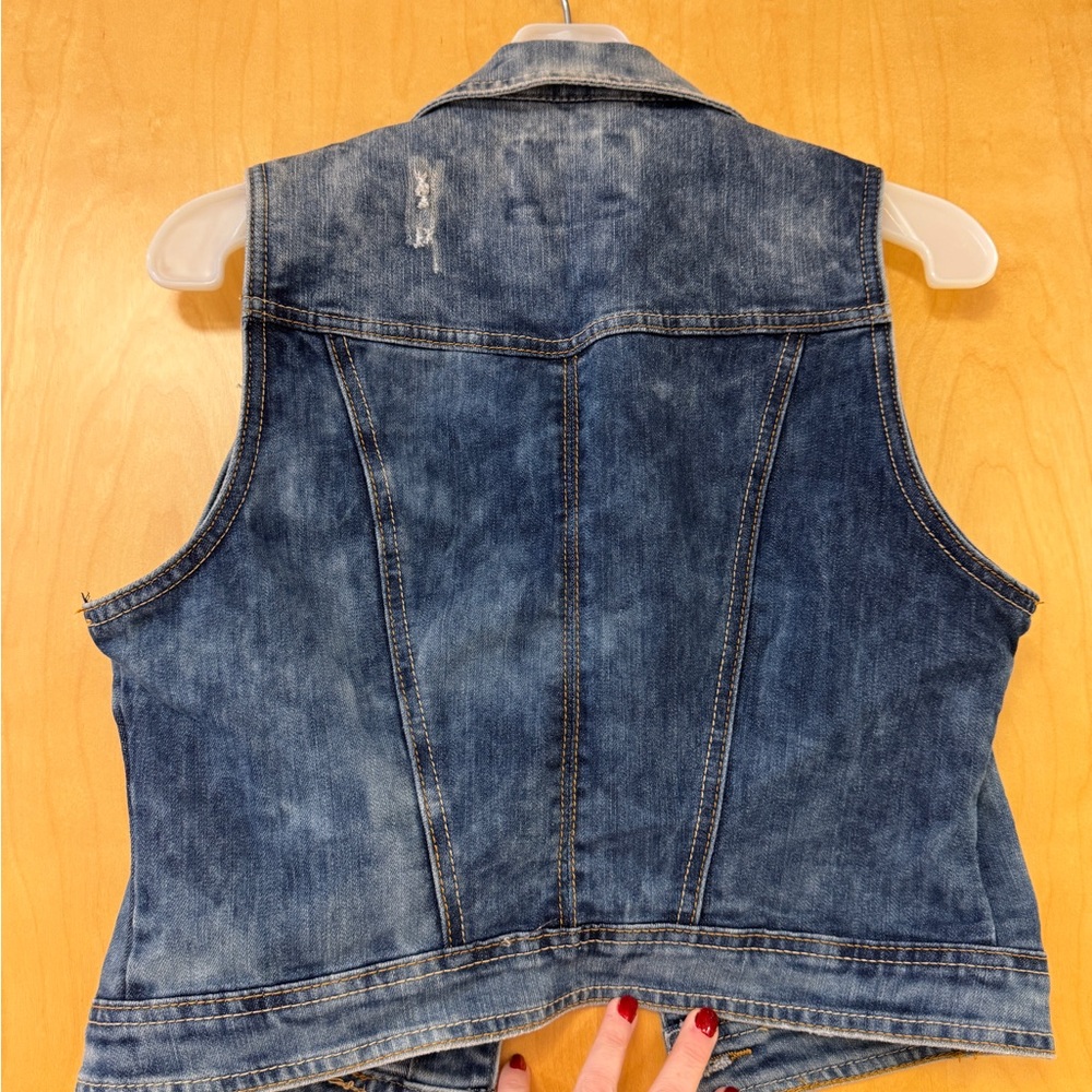 YMI Blue Denim Vest - Picture 4 of 4